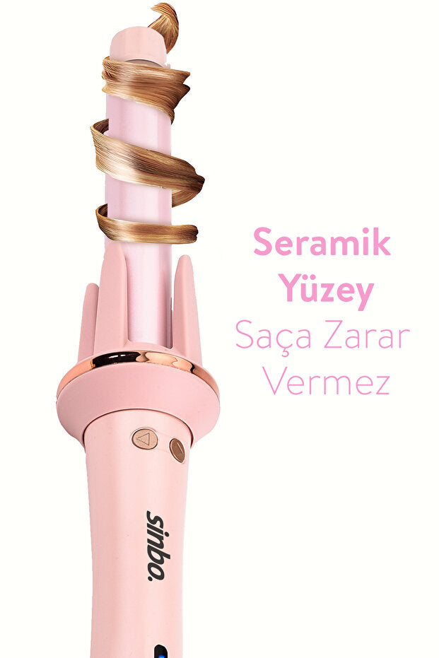 Profesyonel Otomatik Saç Maşası Kalın Su Dalgası 25mm Extra Uzun Başlıklı